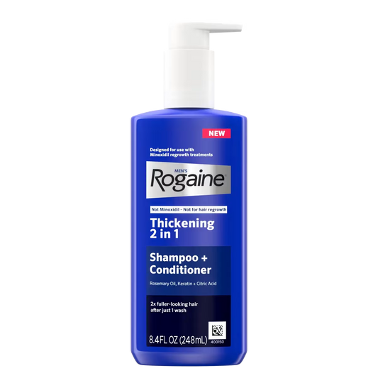 Men's ROGAINE® Hair Thickening 2 in 1 Shampoo + Conditioner