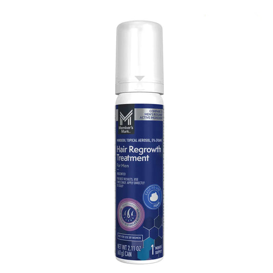 Member's Mark Minoxidil 5% Foam, 8.44 oz. - 1 Month